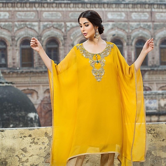 chinyere Dresses & Skirts - Pakistani indian chiffon kaftaan 3 piece